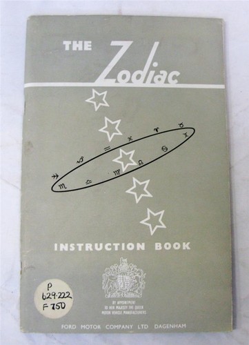 Ford zodiac car owners - ford,