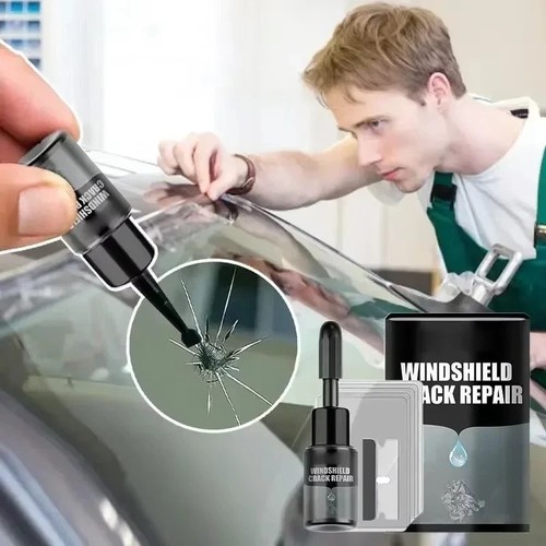 Car windshield repair kit - car,