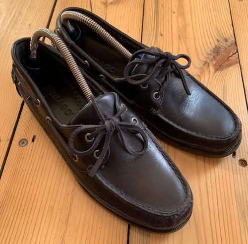 Sebago docksides leather boat - sebago,