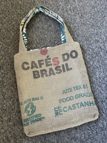 Handmade jute tote - jute, made