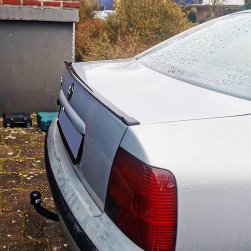Black matte rear spoiler - black, lip