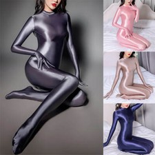 Ladies Silky Shiny Glossy Wet