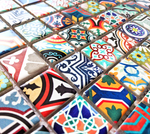 Modern multi colour moroccan - multi,