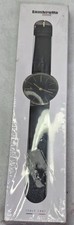 Lambretta Cesare 42 Black Dial on Black Leather & Silver Mesh Band Duo-Set NIB!
