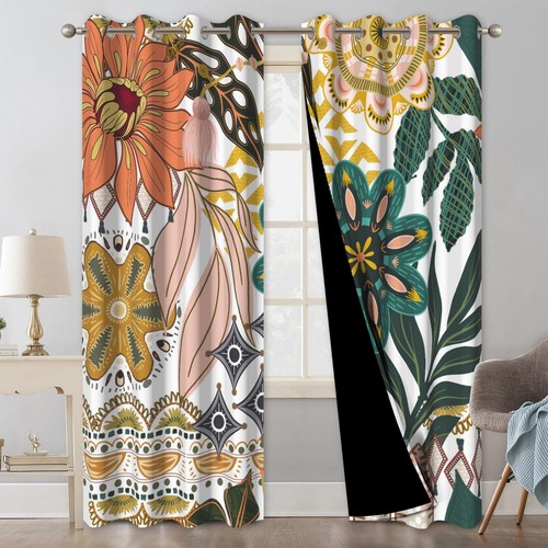 Boho blackout curtains inch - boho, 84