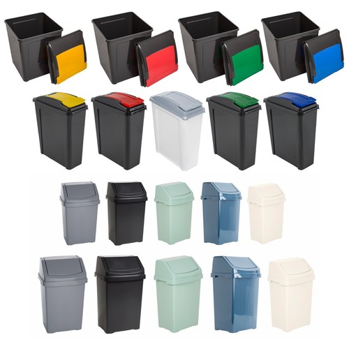 Plastic swing top bin - swing, &