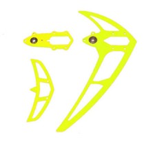 Mikado Fin Set Neon Yellow -