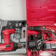 Power Devil Cordless Drills × 2 + Cases, Chargers, Batteries. Spares Or Repairs