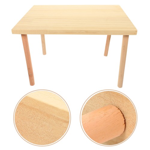 Wood chinchilla toy - wood, rat