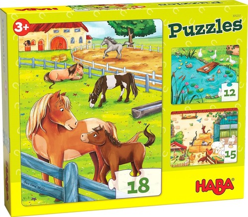 Haba puzzle farm animals - ,