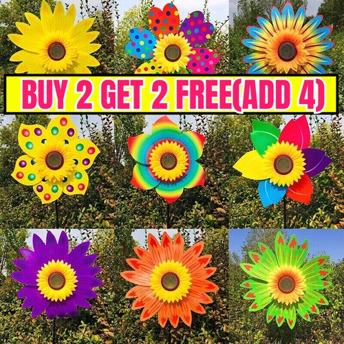 Large sunflower windmill - large,