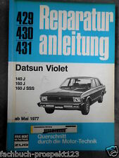 Original repair manual Datsun Violet 140J 160J SSS Bucheli 429 from 1977