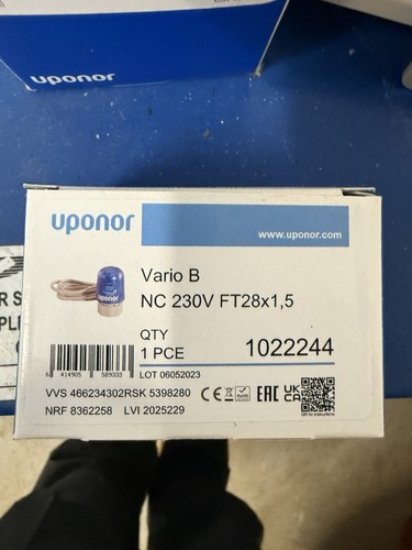 Uponor vario 230v - nc,