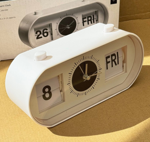 Retro clock with manual - retro,