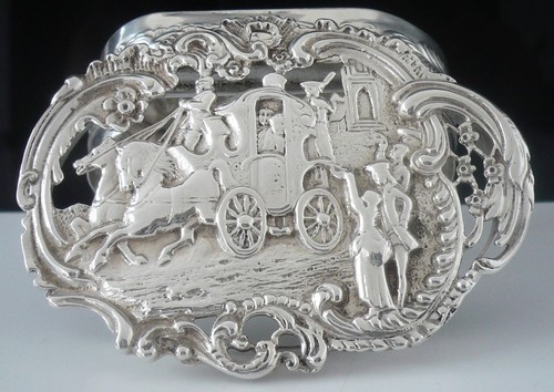 Sterling silver pot pourri - pot,