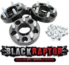 Black Raptor 30mm Aluminium Land Rover Discovery 2 TD5 and V8 Wheel Spacers