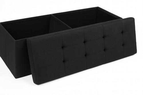 Folding storage ottoman bench - folding,