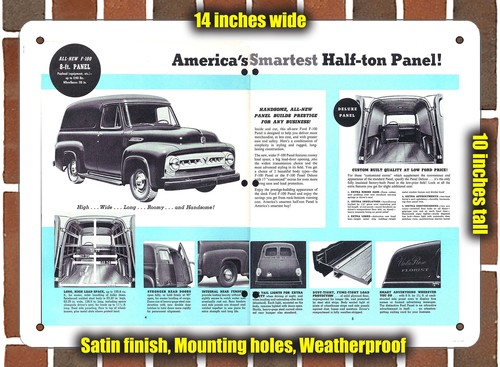Metal sign 1953 ford - sign,