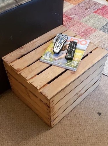 Vintage wooden apple crate - vintage,