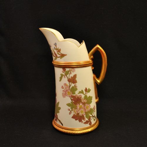 Royal worcester pitcher - pitcher, blush