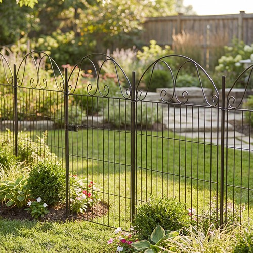 Garden fences metal fence - 10,