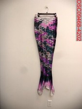 Fin Fun Mermaid Women's Violet Vortex Mermaid Tail, Size M (8/10) 810048465095
