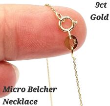 9 ct Gold Chain Necklace 375 Hallmarked Jewelley Curb Rolo Snake Box Singapore