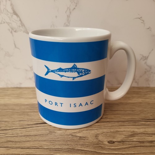 Port isaac blue white stripe - port,