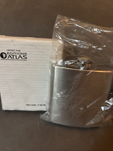 6oz vintage silver plated hip - silver,