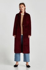 Zara Burgundy Quilted Long