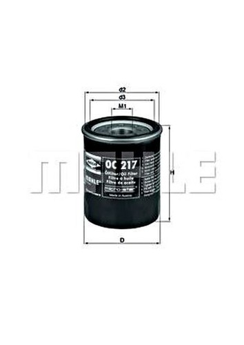 Oil filter mahle fits - oil,