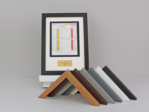 Personalised golf score - personalised, card