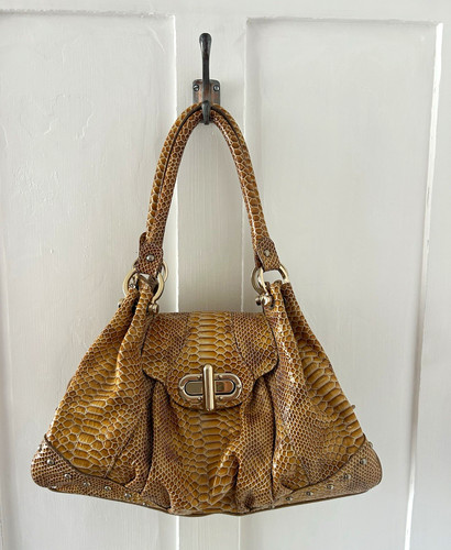 Russell bromley tan embossed - bromley,