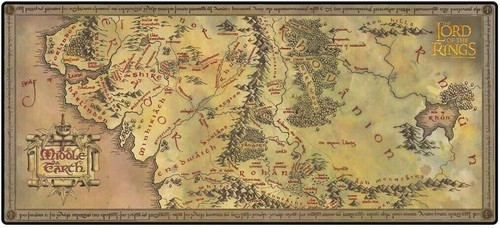 The lord rings desk - the, mat