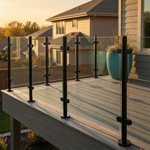 Balcony pool glass - balcony, panel