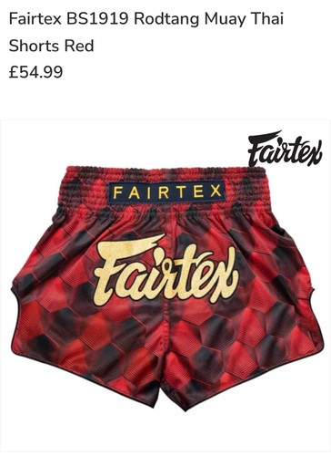Fairtex muay thai shorts - thai, xl