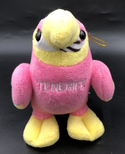 Pink yellow parrot - pink,