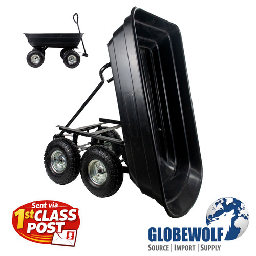 Globewolf 75l garden dump - garden, cart