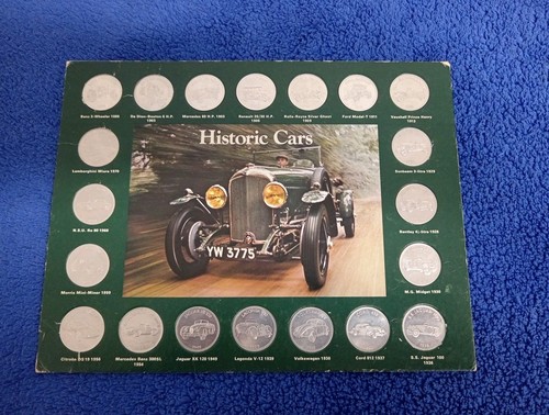 Historic car coins - car, collection