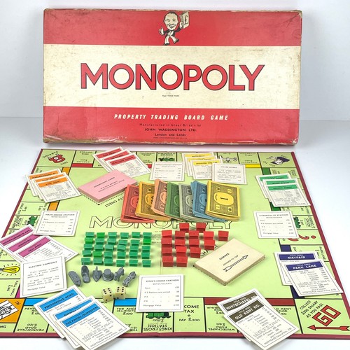 Vintage monopoly board - vintage, game