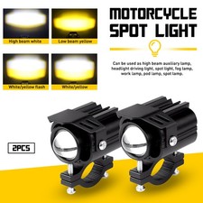 2X Motorcycle LED Fog Light
