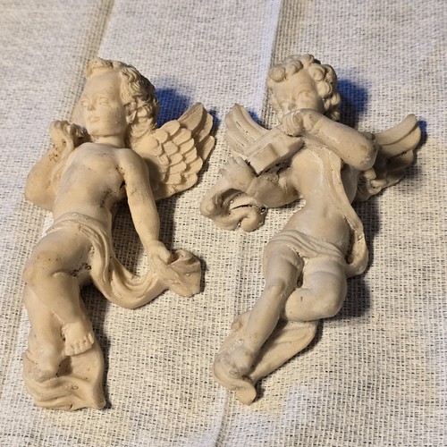 Vintage cherub wall - cherub, plaques