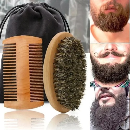 Men shaving brush set boar - men's,