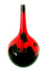 RARE ROYAL DOULTON FLAMBE VASE