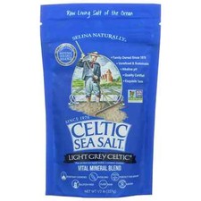 Celtic Sea Salt LIGHT GREY- resealable bag - additive-free, Gluten Free