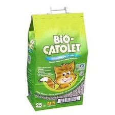 Bio Catolet Recycled Paper Cat Litter 25L - Eco-Friendly, Low Dust