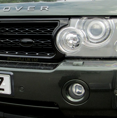 Gloss black supercharged front - black,
