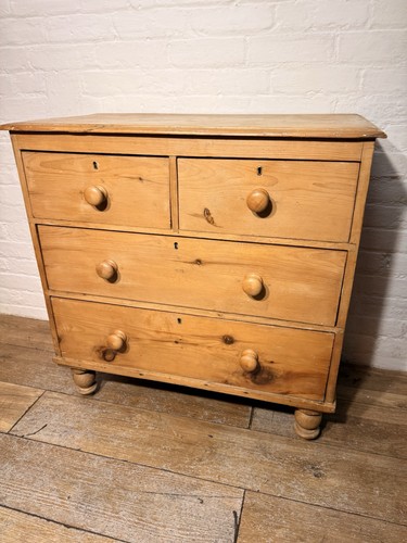 Victorian pine chest - victorian, of
