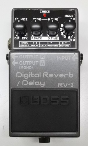 Boss digital reverb delay - rv-3,