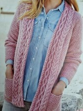Aran Knitting Pattern Lady's